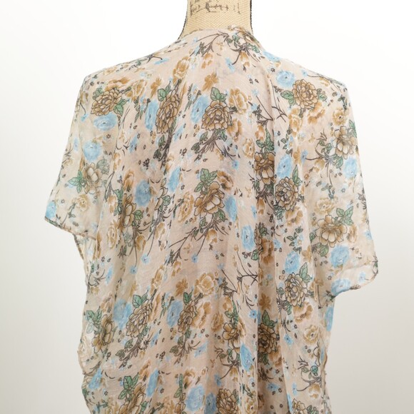 Sheer Floral Cardigan size 1X - Picture 7 of 8